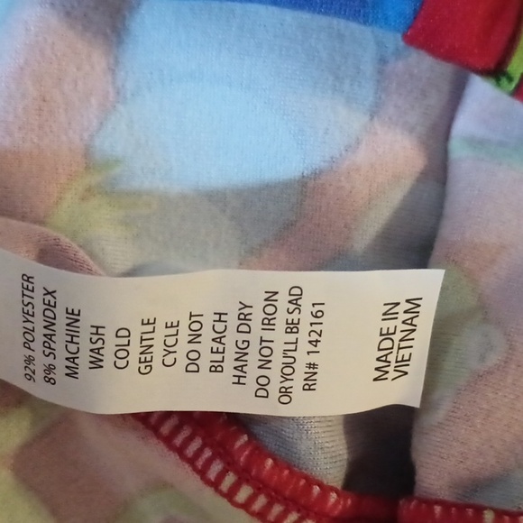 Lularoe Blue Red Green Kermit The Frog Leggings OS - Picture 4 of 7